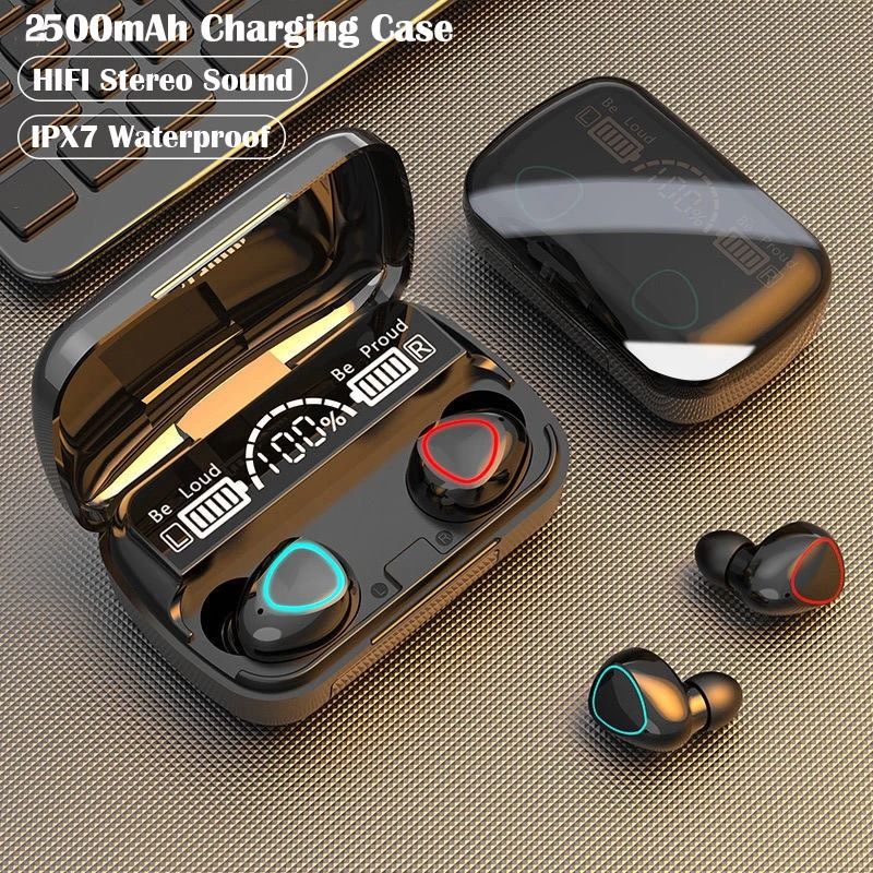 M10 and i12 TWS Wireless Bluetooth Earbuds V5.0 with Touch Sensor