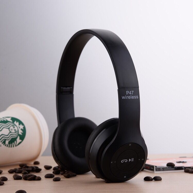 Original P47 Wireless Headset Bluetooth Foldable On-Ear Headphone