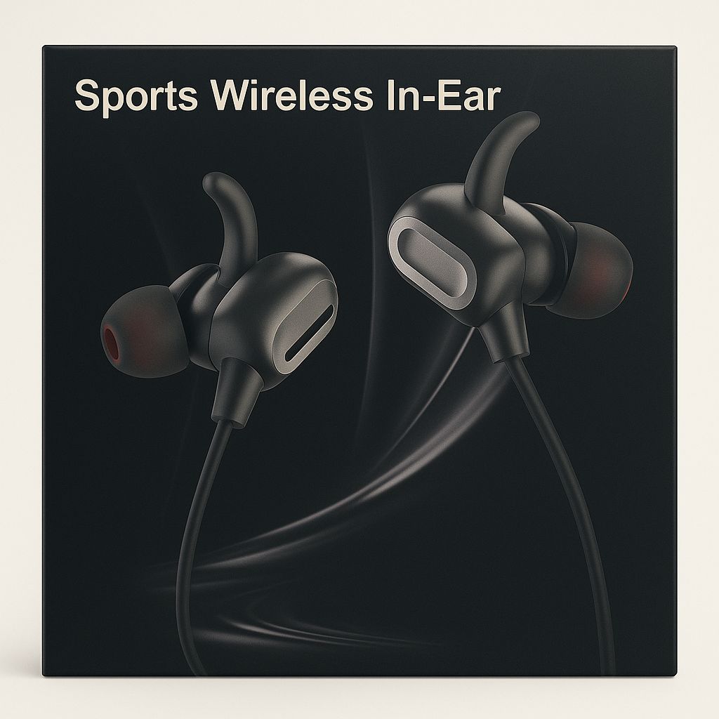 Magnetic Neckband Headphones Wireless Bluetooth 5.2 Earphones LED