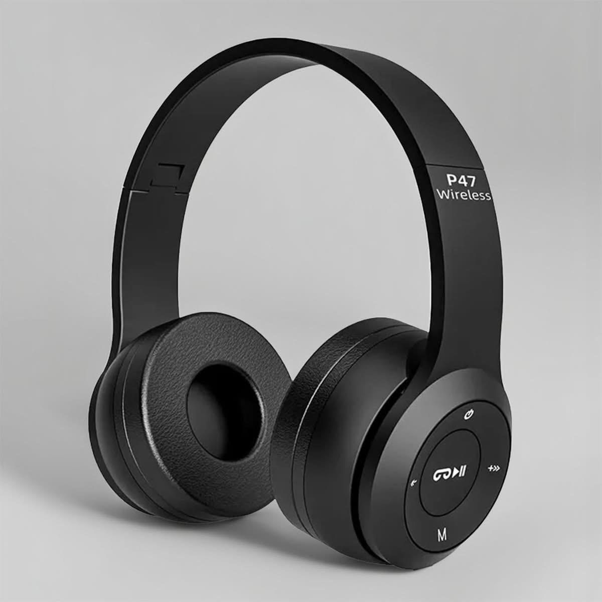 Original P47 Wireless Headset Bluetooth Foldable On-Ear Headphone