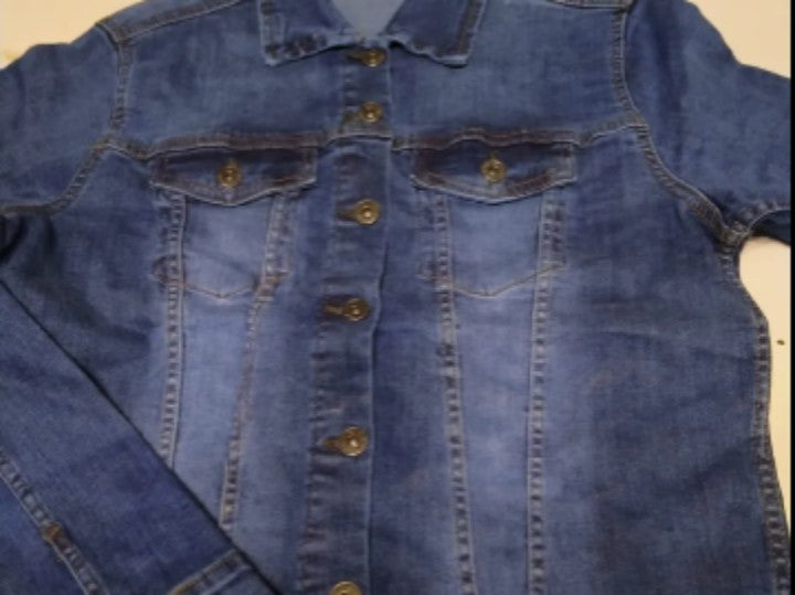 Dark Blue Light Blue black Winter Denim Jeans Jacket for women and girls