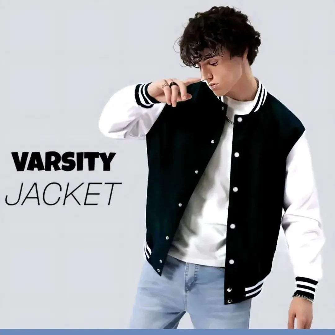 Varsity Baseball Fleece Jackets For Men and Women
