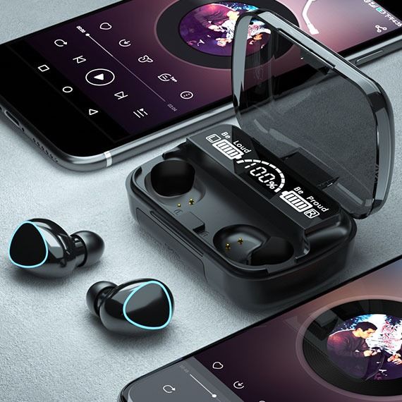 M10 and i12 TWS Wireless Bluetooth Earbuds V5.0 with Touch Sensor