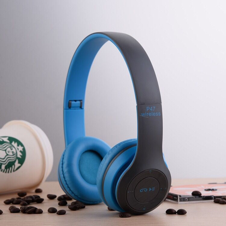 Original P47 Wireless Headset Bluetooth Foldable On-Ear Headphone